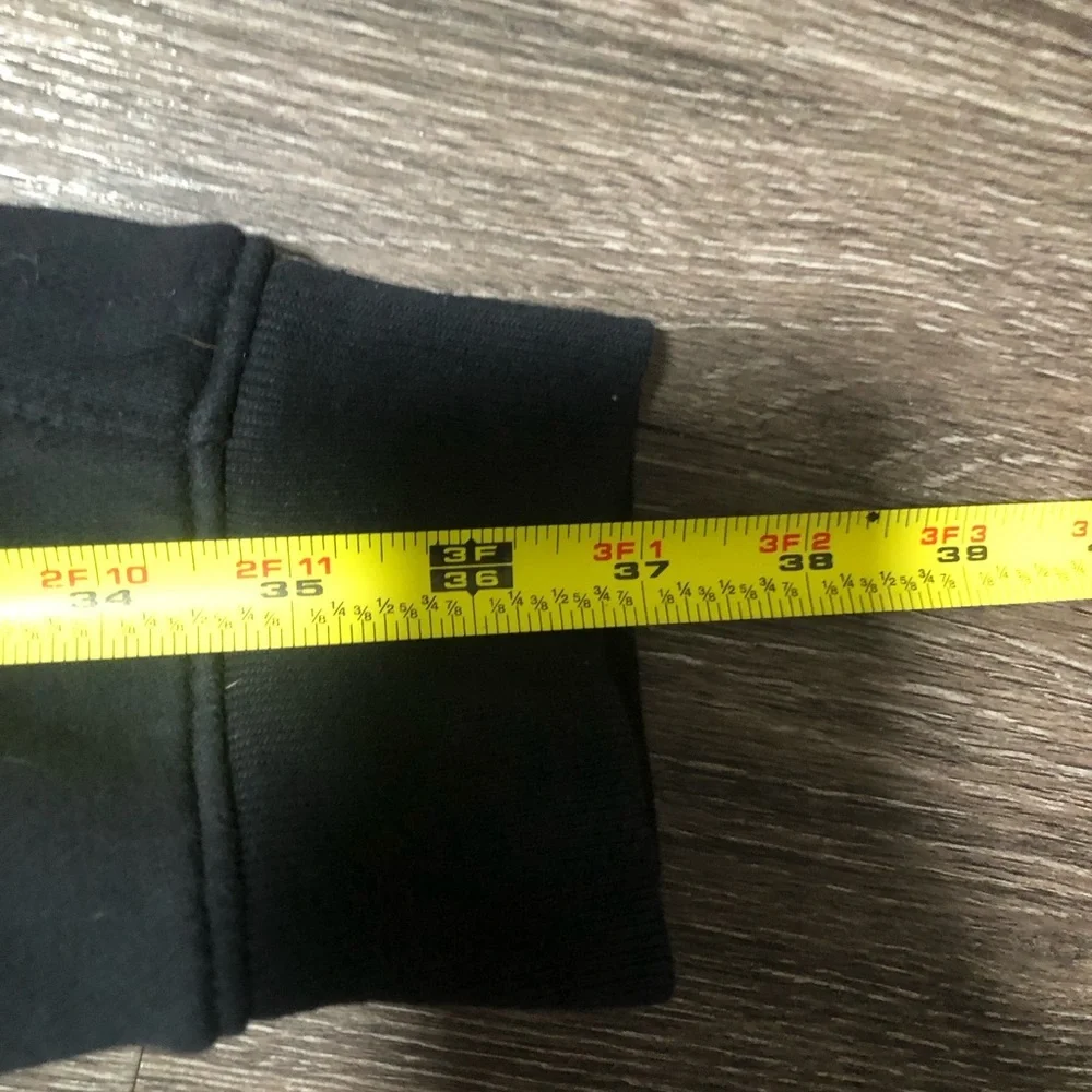 Hollister Black Joggers with Zipper Pockets & Embroidered Logo - Size S